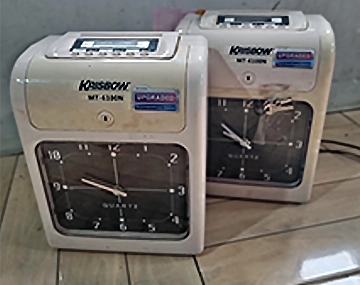 Service Mesin Absen Manual krisbow